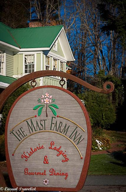 Historic hospitality in North Carolina's Blue Ridge Mountains at the Mast Farm Inn www.casualtravelist.com
