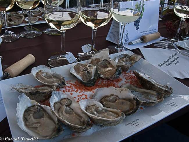 #oysters and #wine from #Virginia's Eastern Shore www.casualtravelist.com