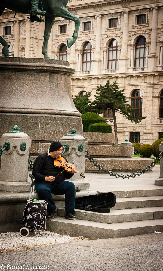 Music is everywhere you look in Vienna www.casualtravelist.com