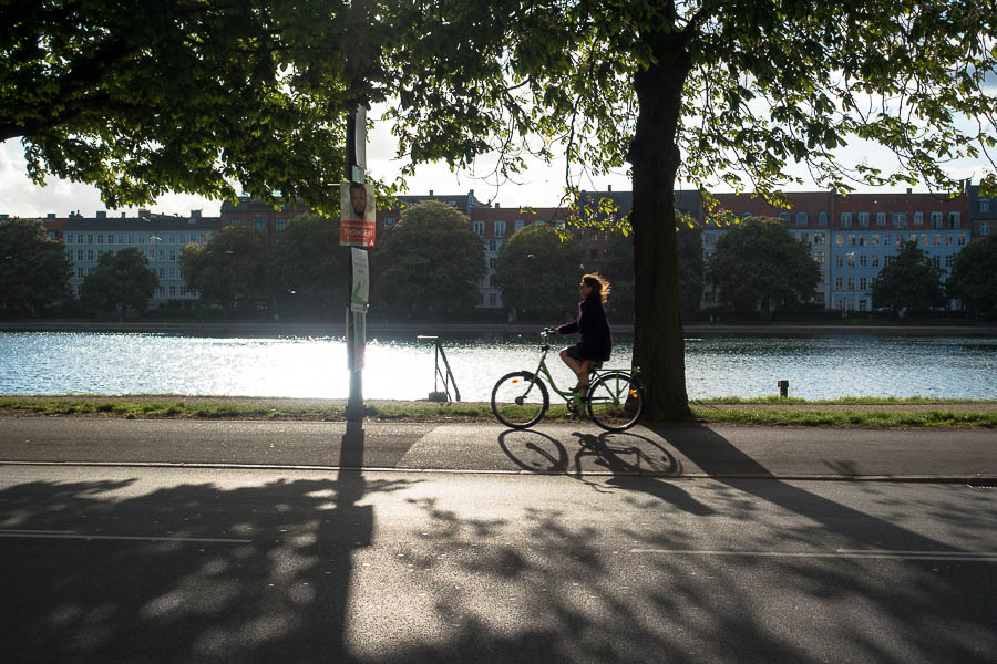 A Danish woman commutes to work in Copenhagen, one of my favorite photos of 2015. www.casualtravelist.com