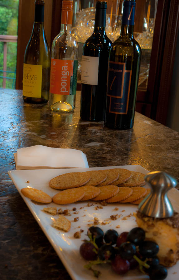 Enjoy complimentary wine, beer and snacks at the Iris Inn's popular happy hour. www.casualtravelist.com