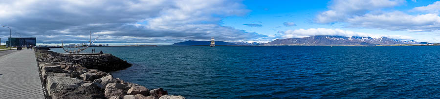 A beautiful panoramic view of Reykjavik Harbor.25 Tips for your First Trip to Iceland www.casualtravelist.com