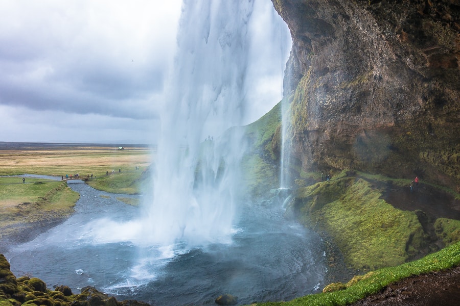 The stunning view from Seljalandfoss, one of Iceland's most beautiful waterfalls. www.casualtravelist.com