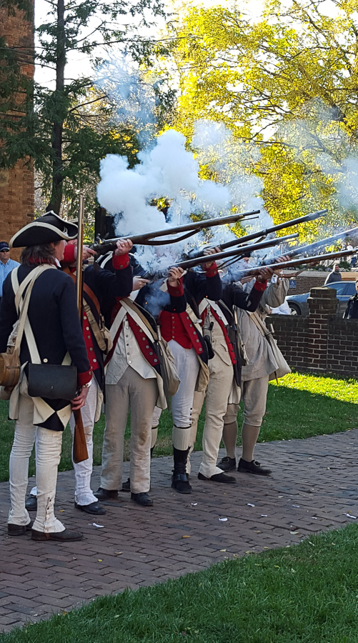 The First Virginia Regiment demonstrates how the holidays were celebrated during the Revolutionary War. Christmas in Alexandria, Virginia:An All-American Town Welcomes the Holidays with European Charm-www.casualtravelist.com