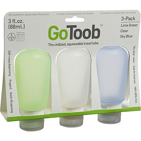 Gotoob Travel Bottles, just one of 10 gifts for the traveler on your list. www.casualtravelist.com
