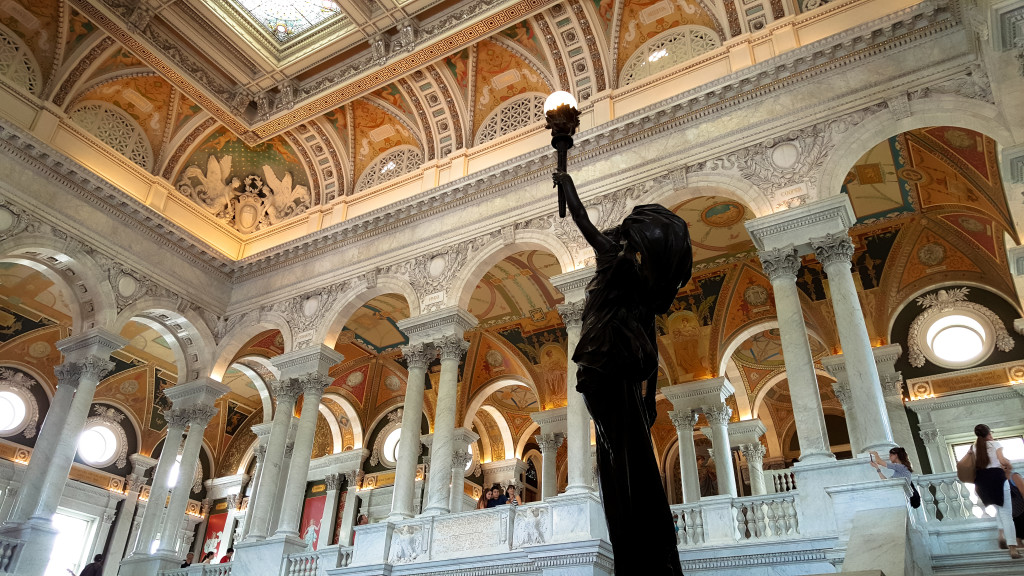 The Library of Congress in Washington D.C., one of my favorite photos of 2015. www.casualtravelist.com