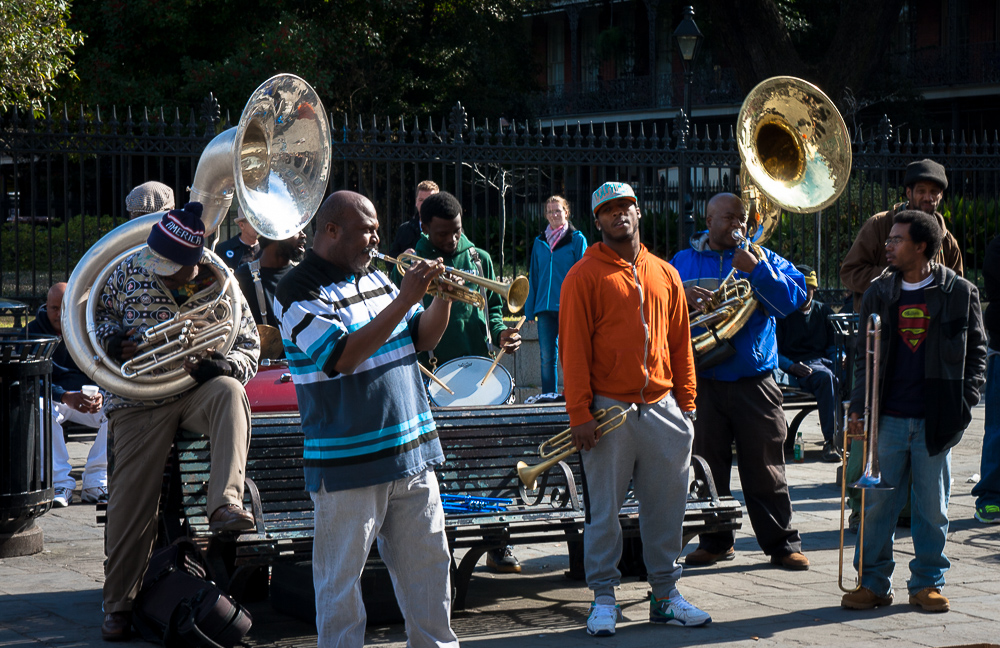 Street music in New Orleans-One Great Weekend: Your Guide for What to do in New Orleans www.casualtravelist.com