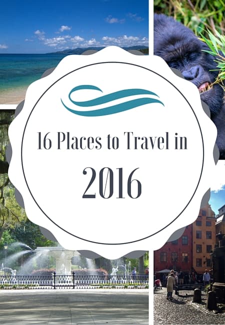 16 Places to travel in 2016