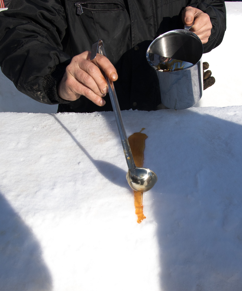 Maple taffy, just one of the fun winter treats you can have at Quebec's Winter Carnival. www.casualtravelist.com