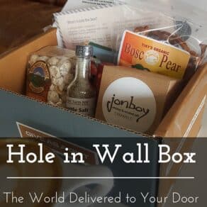 Get the world delivered to your door with Hole in Wall Box. www.casualtravelist.com
