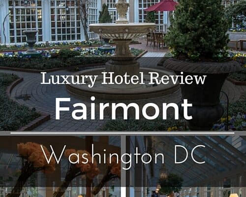 The Fairmont Washington DC offers a peaceful retreat in the nation's capital. www.casualtravelist.com