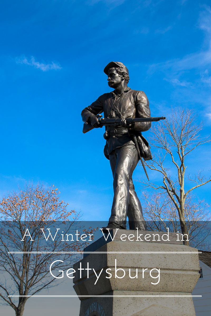 A winter weekend in Gettysburg, Pennsylvania www.casualtravelist.com