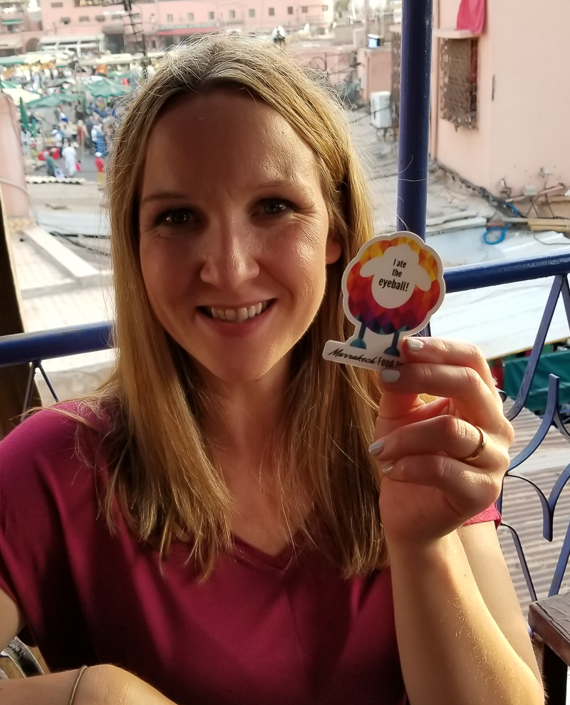 Eating a sheep eyeball with Marrakech Food Tours-Monthly Musings:October 2017