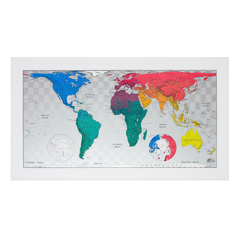 Magnetic Future Map-Uncommon Gifts for Travelers from UncommonGoods www.casualtravelist.com
