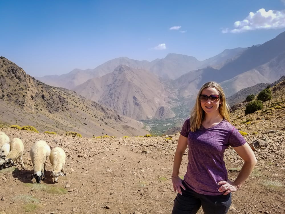 Hiking in the Atlas Mountains of Morocco-Discovering the Atlas Mountains in Morocco at Kasbah du Toubkal www.casualtravelist.com