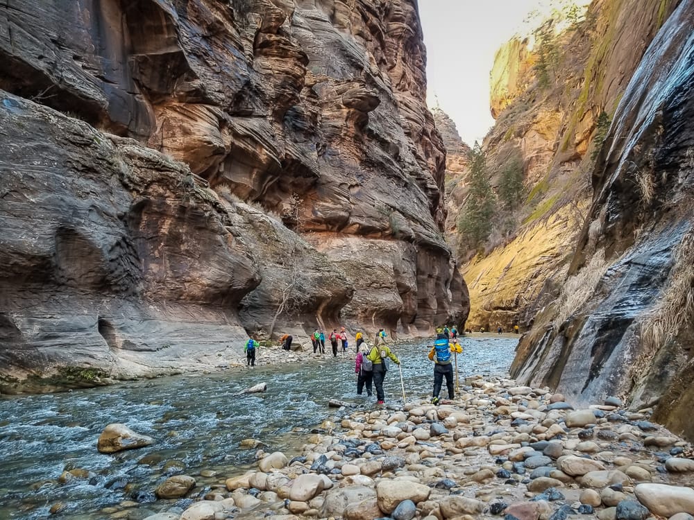Add This to Your Adventure List- Hiking the Narrows in Zion National Park in the Winter www.casualtravelist.com