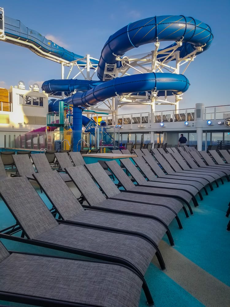 Water slide on the Norwegian Bliss-The Norwegian Bliss: The Ultimate in Fun and Luxury at Sea www.casualtravelist.com