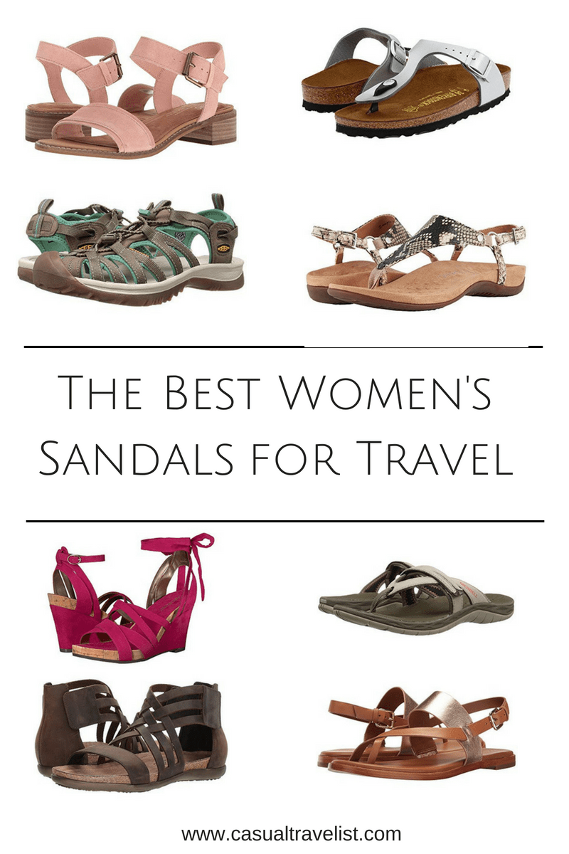 The Best Women's Sandals for Travel-Cute and Comfy Sandals for your Summer Vacation www.casualtravelist.com