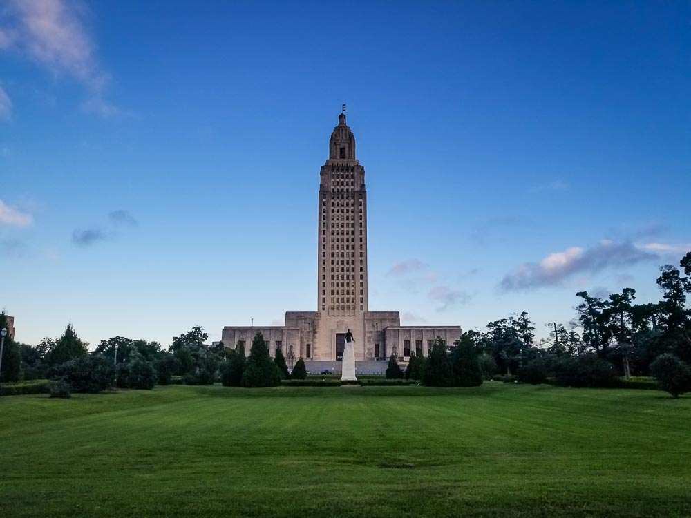 The New State Capitol Building in Baton Rouge-One Great Weekend: What to Do in Baton Rouge, Louisiana www.casualtravelist.com