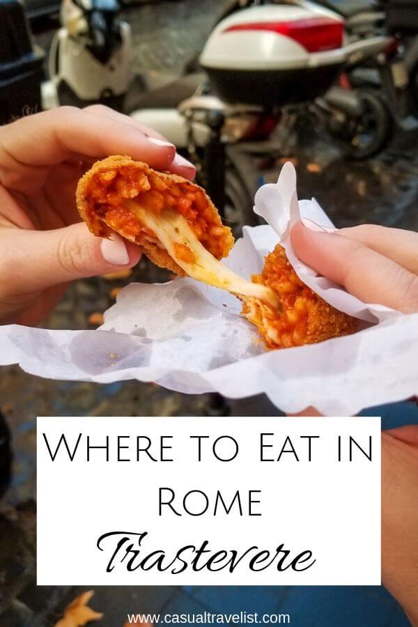 3 Meals - Where to Eat in Rome's Travestere Neighborhood www.casualtravelist.com