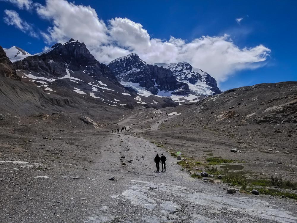 Hike to Athabasca Glacier. Banff Travel Guide - Tips for your First Trip to Banff National Park www.casualtravelist.com