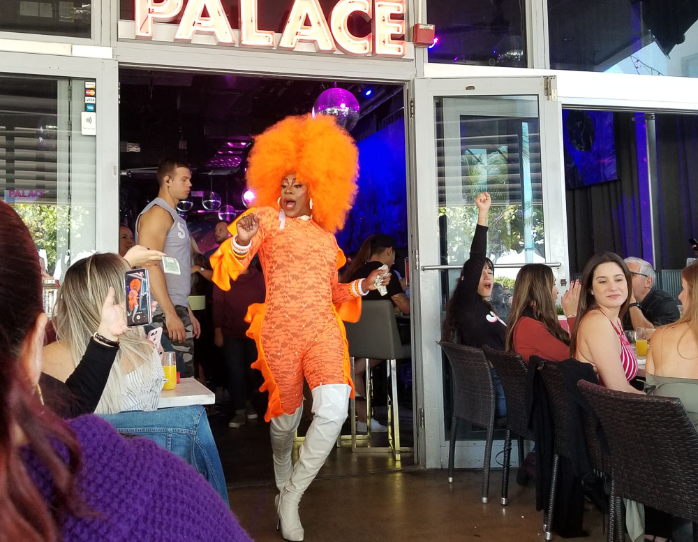 Drag brunch at the Palace in South Beach - One Great Weekend - A Guide for Two Amazing Days in Miami Beach www.casualtravelist.com