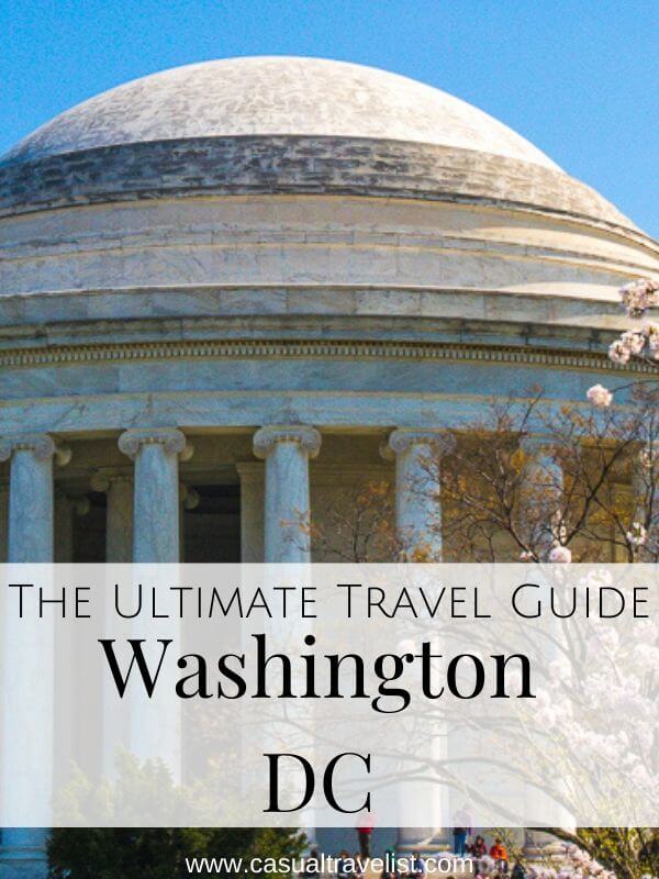 travel guide washington dc