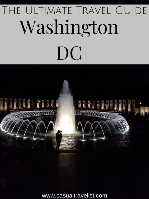 travel tips for washington dc