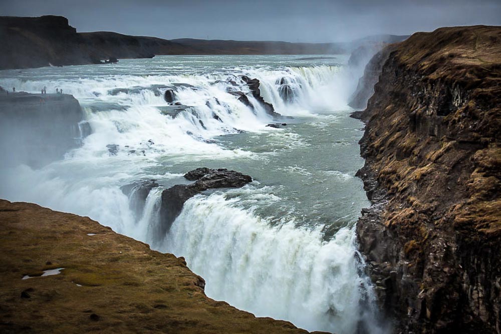 Gullfoss Waterfall-Iceland Itinerary - See the Best of South Iceland in Four Days www.casualtravelist.com