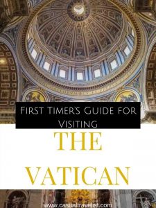 vatican visit rules