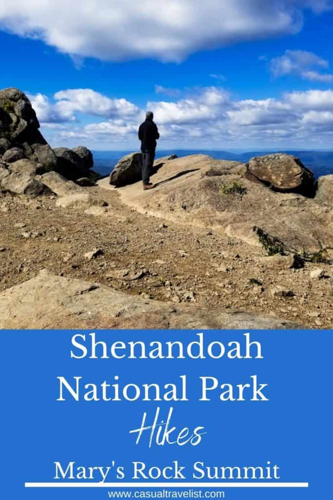 Shenandoah National Park Hikes Pinterest Image