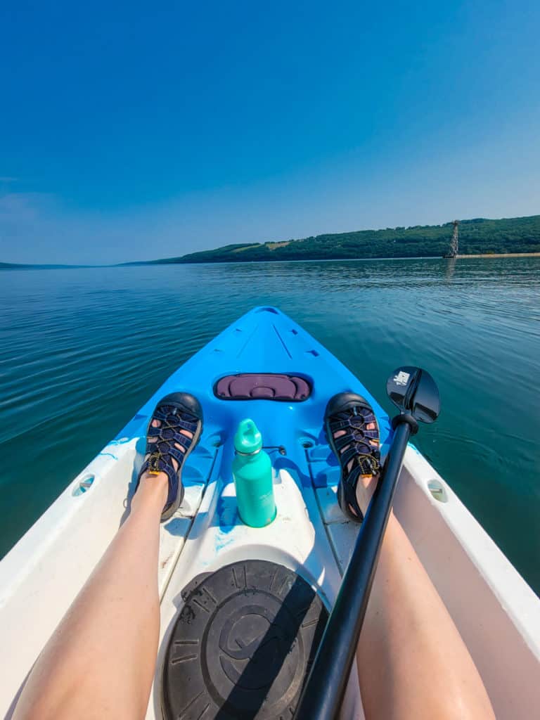 Finger Lakes - kayaking Seneca Lake