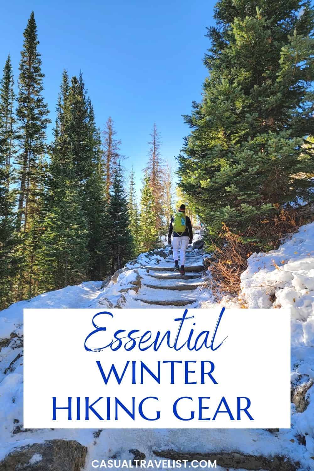 Essential Winter Hiking Gear - Casual Travelist