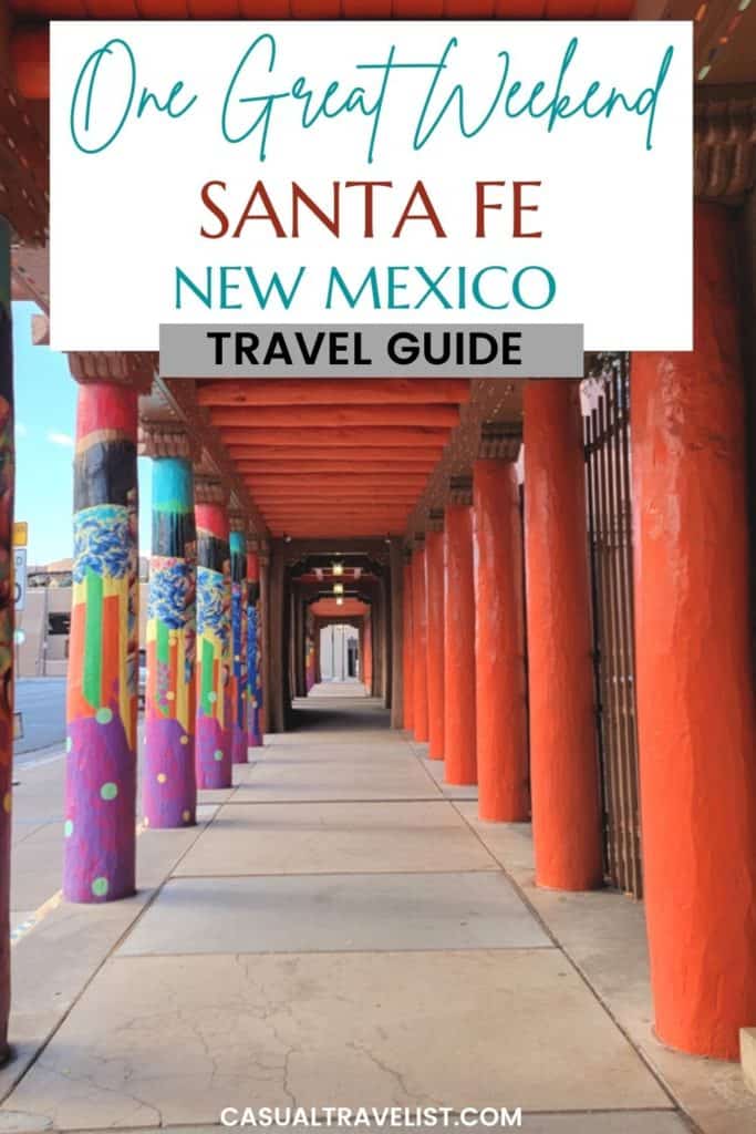 Santa Fe, New Mexico Pinterest image