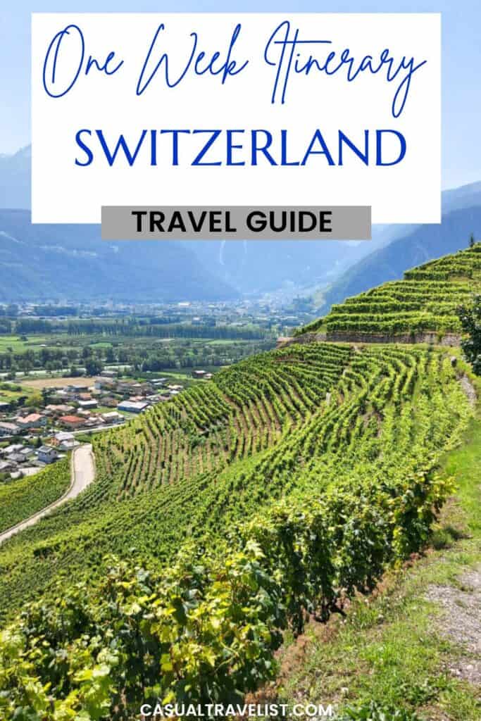 Switzerland 1 Week Itinerary
