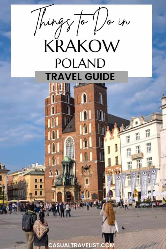 Things to Do in Krakow Pinterest Image