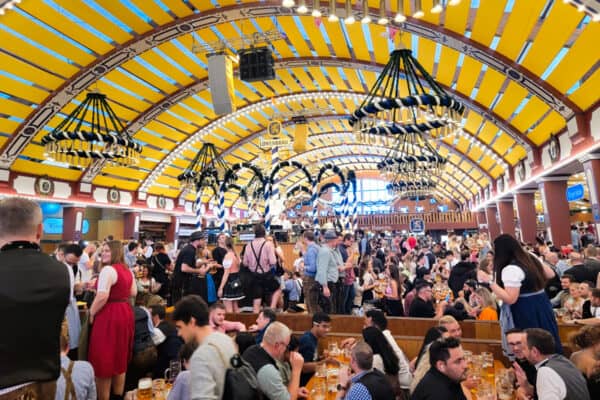 Oktoberfest in Munich - beer tent 4