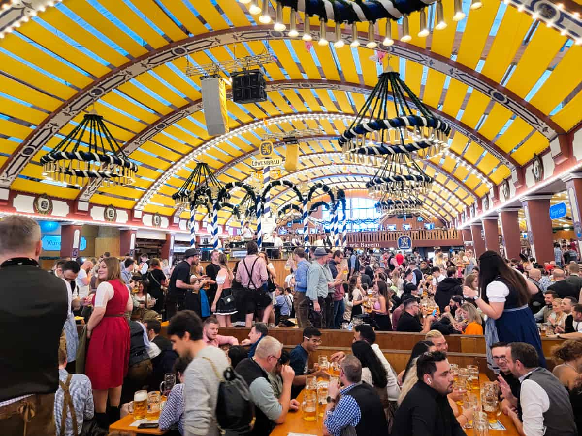 Oktoberfest in Munich - beer tent 4